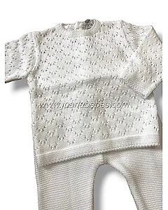 MEBI NATURE JUBON Y POLAINA BLANCO