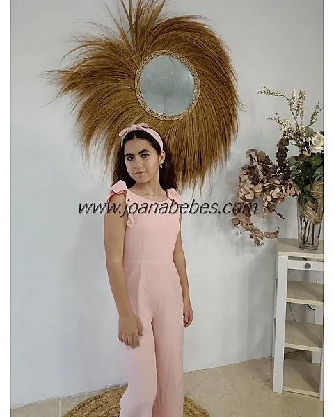 MY BELLA MOON MONO DE CREP CON LAZOS NUDE