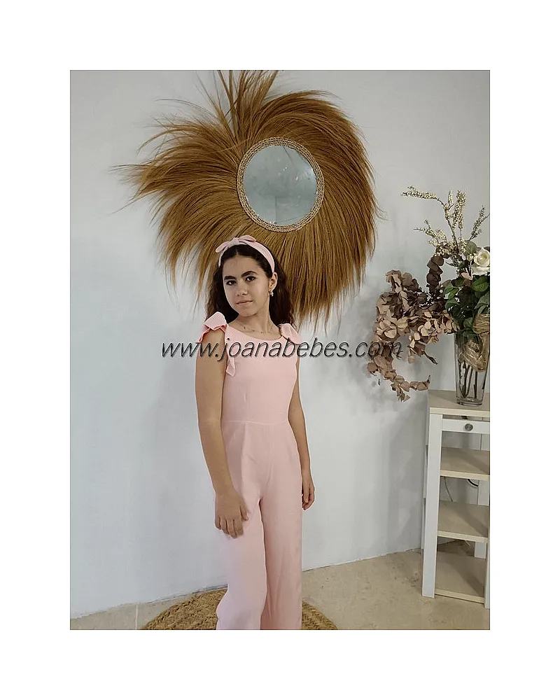 MY BELLA MOON MONO DE CREP CON LAZOS NUDE