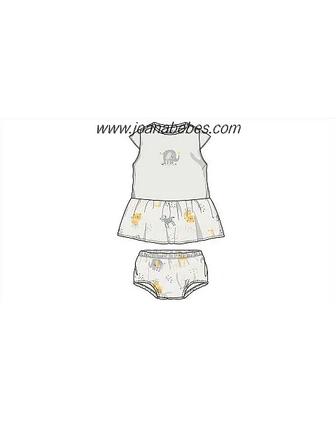 LOSAN VESTIDO Y BRAGUITA