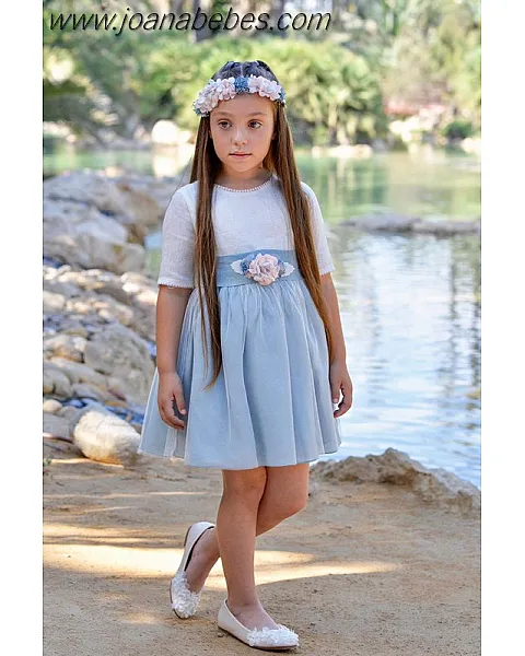 LILUS VESTIDO LINO MANGA FRANCESA