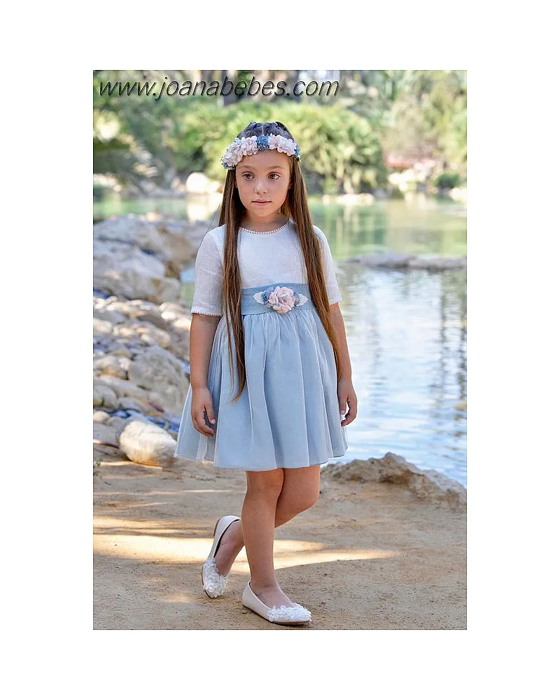 LILUS VESTIDO LINO MANGA FRANCESA