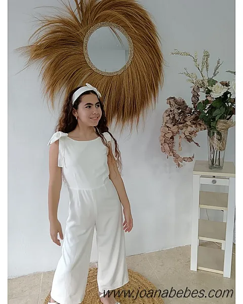 MY BELLA MOON MONO CREP CON LAZOS CRUDO