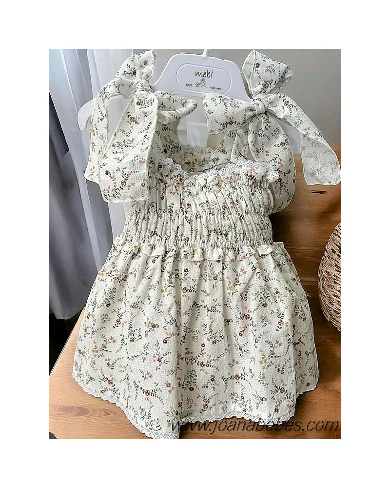 MIBI NATURE VESTIDO ESTAMPADO FLORES