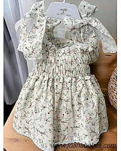 MIBI NATURE VESTIDO ESTAMPADO FLORES