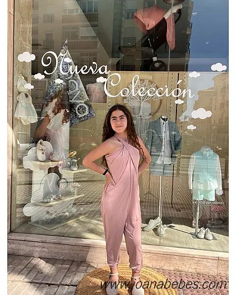 BELLA BIMBA MONO LICRA ATADO AMAL ROSA