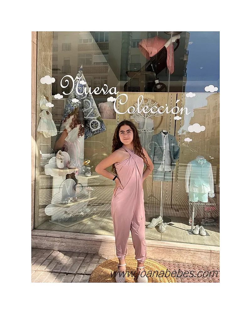 BELLA BIMBA MONO LICRA ATADO AMAL ROSA