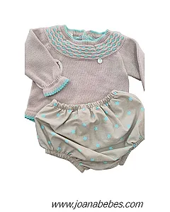 CONJUNTO JUBON Y CUBREPAÑAL