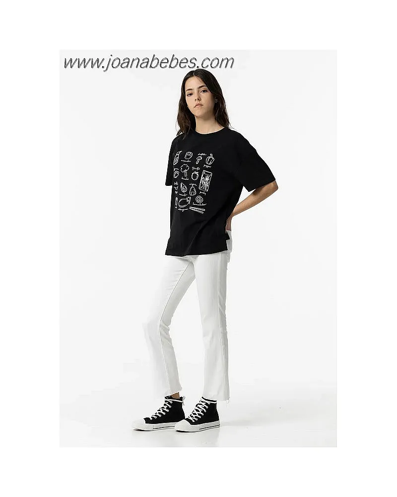 TIFFOSI Jeans Willow Cropped Flare BLANCO