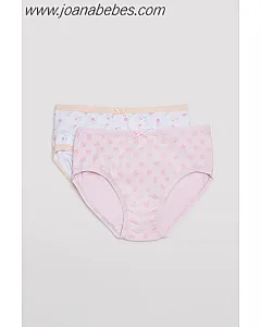 YSABEL MORA BRAGUITA NIÑA ALGODÓN PACK DE 2 ESTAMPADO MAR