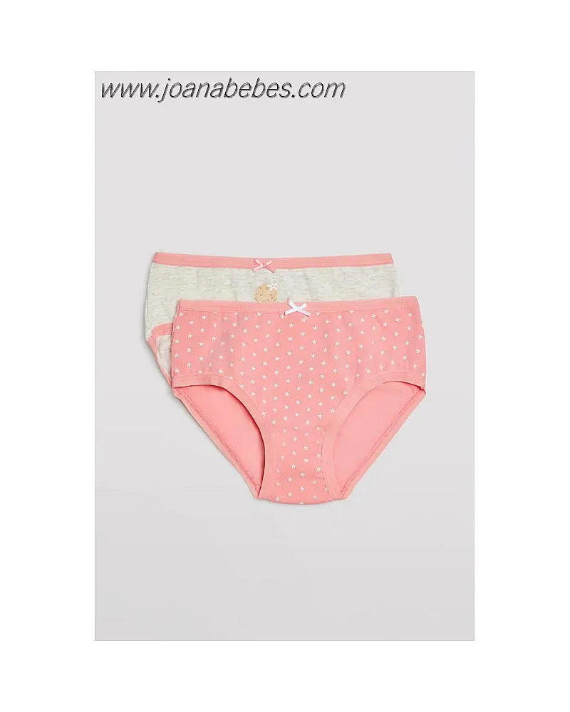 YSABEL MORA BRAGUITA NIÑA ALGODÓN PACK DE 2 ESTAMPADO DULCES