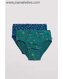YSABEL MORA CALZONCILLOS SLIP NIÑO PACK DE 2 ESTAMPADO JUEGOS