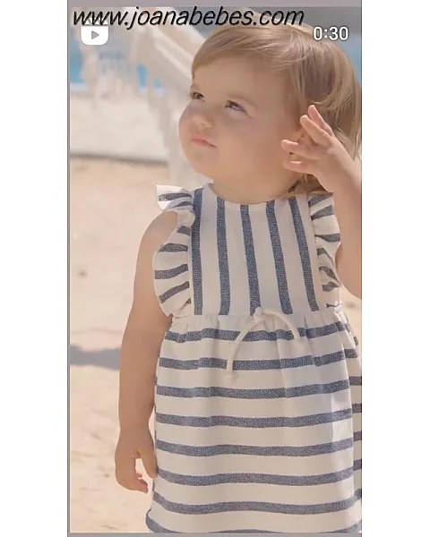 PAZ RODRIGUEZ VESTIDO FELPA RAYAS NABOR