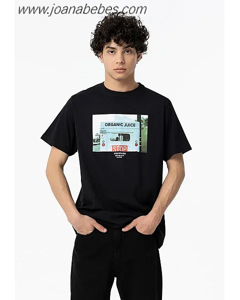 TIFFOSI CAMISETA FRANCO NEGRO