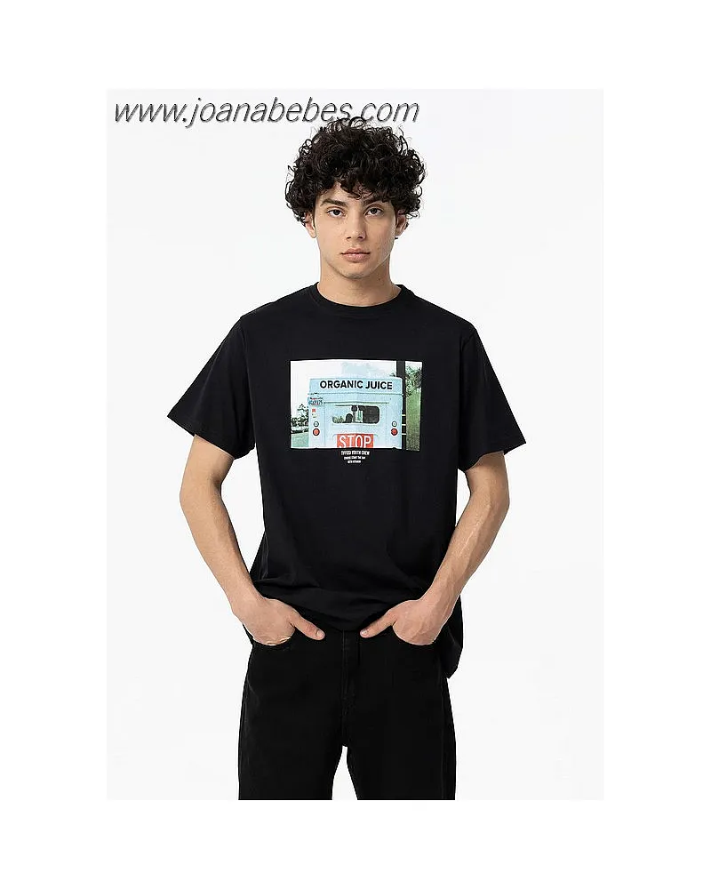 TIFFOSI CAMISETA FRANCO NEGRO