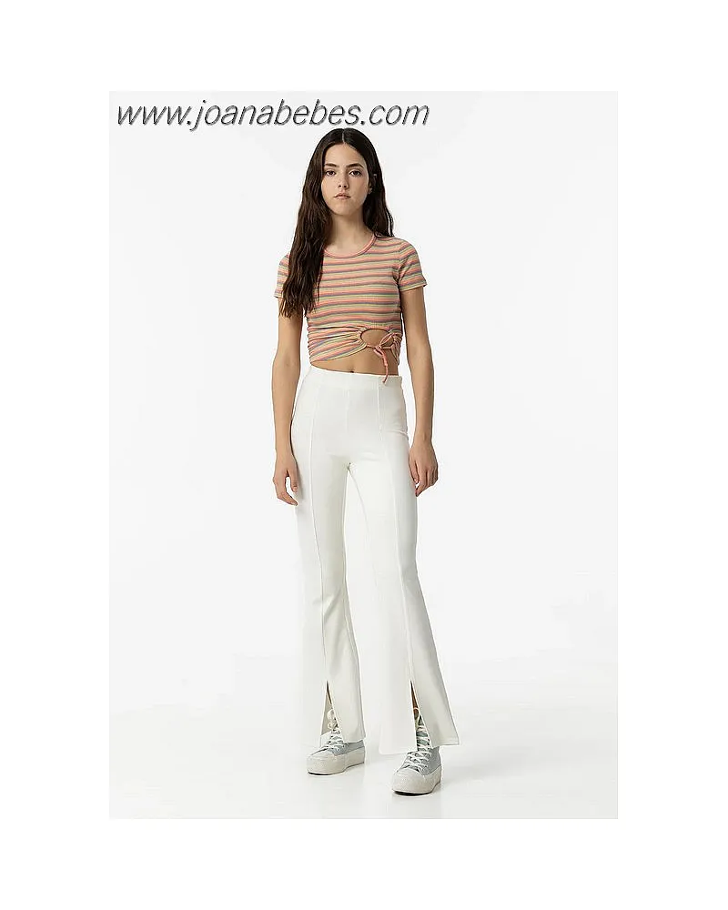 TIFFOSI Pantalón Flare con Aberturas