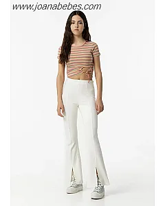TIFFOSI Pantalón Flare con Aberturas