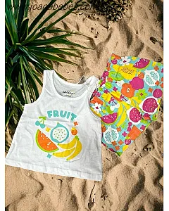 LOSAN CONJUNTO FRUTAS LKGAP0602-24002 WHITE