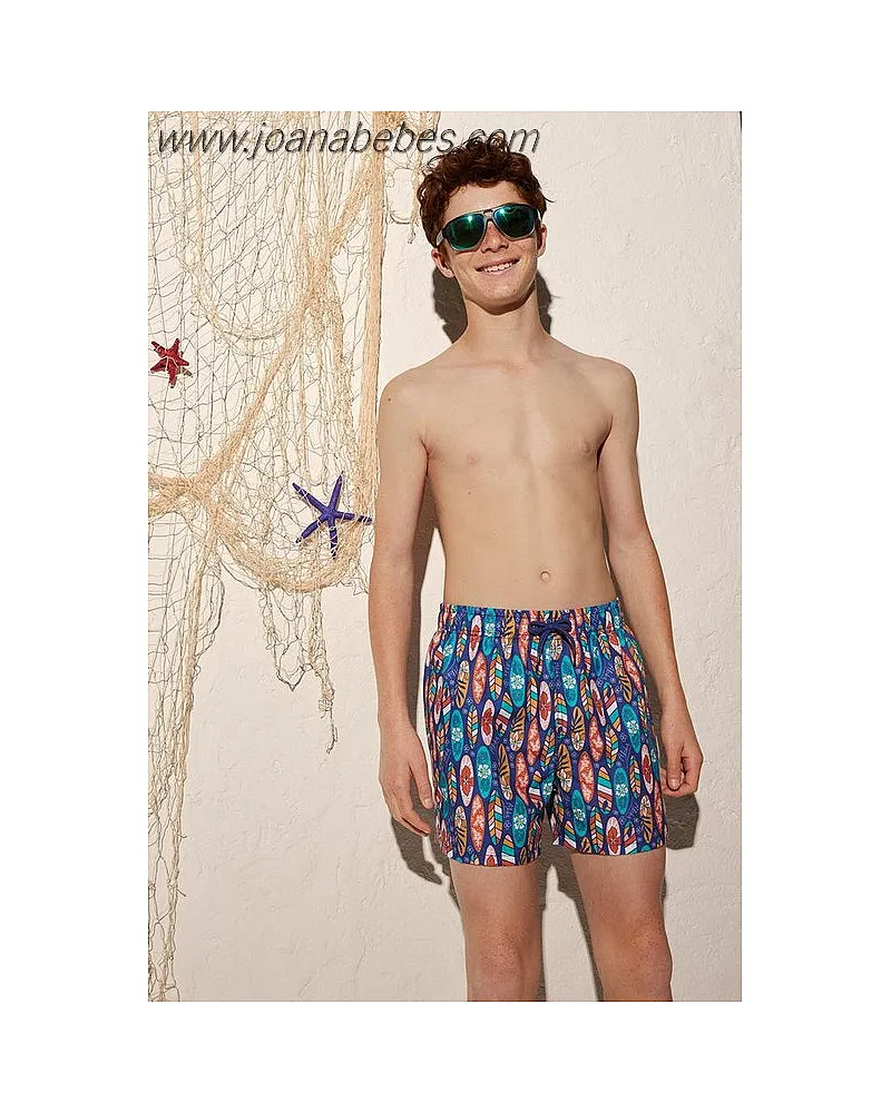 BAÑADOR JUVENIL ESTAMPADO TABLAS DE SURF