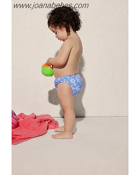 CULETIN BEBE NIÑA ANTIFUGAS ESTAMPADO HOJAS