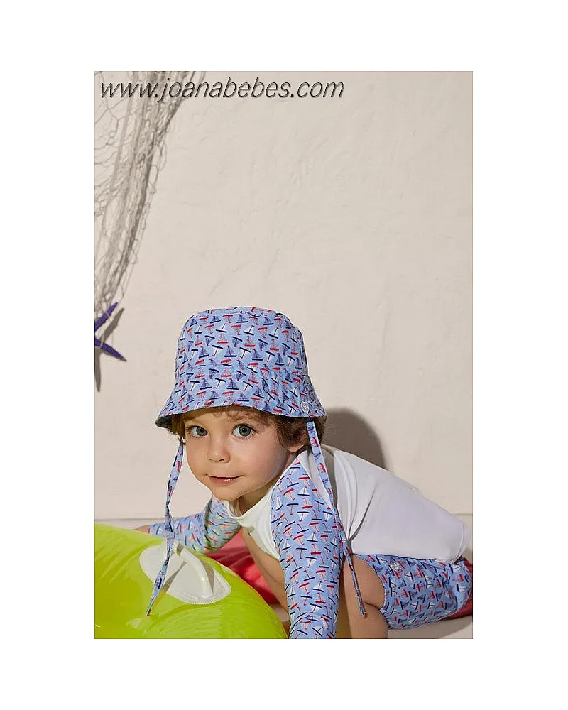 GORRO ESTAMPADO BARCOS MARINEROS