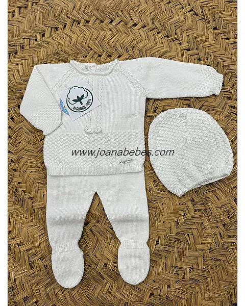 VISI CONJUNTO 3 piezas blanco