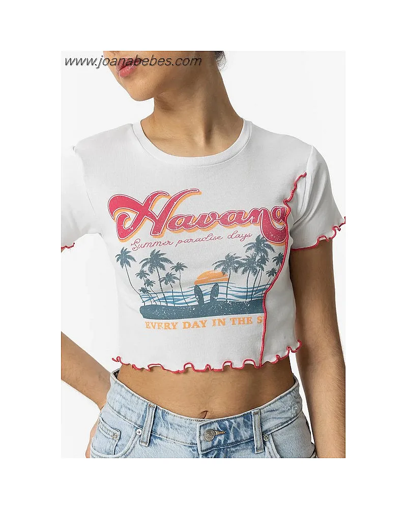 TIFFOSI Camiseta Estampada Detalle Ondas
