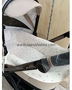 GUARNITURA ACOLCHADA POLLITOS BEIG