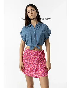 Falda Shorts Estampado Floral