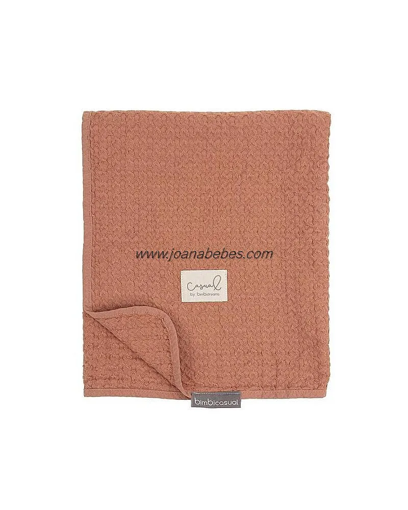 Mantita algodon organico Crochet TEJA