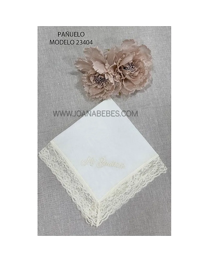 PAÑUELO BAUTIZO TRIPLE ORGANZA