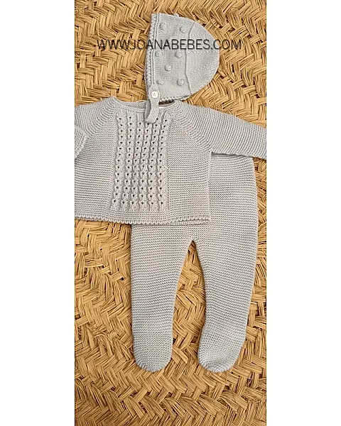 MICOLINO CONJUNTO 2P CELESTE EMPOLVADO