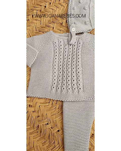 MICOLINO CONJUNTO 2P CELESTE EMPOLVADO