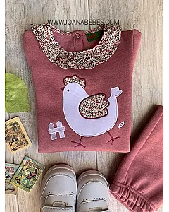 ATELIER KIZ CHANDAL CUELLO TELA GALLINA