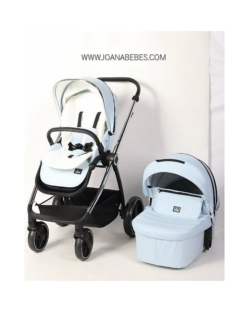 CARRO DUO ELENA PIEL CELESTE