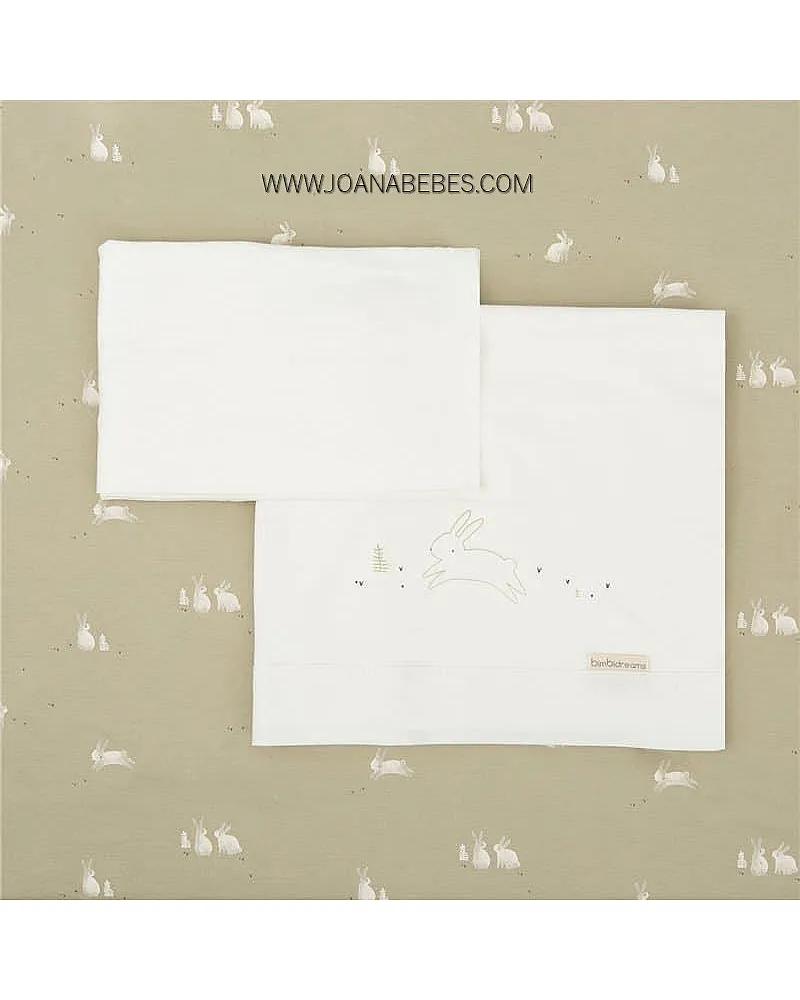 Sábanas cuna punto jersey algodón orgánico BUNNY