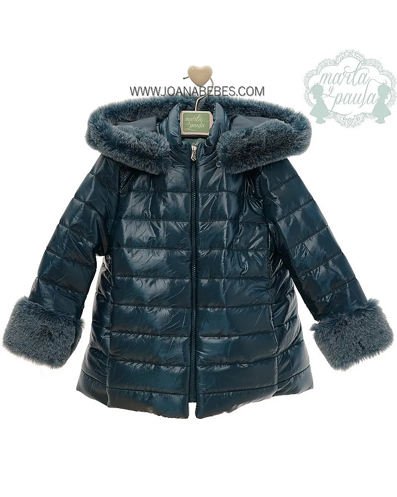 MARTA Y PAULA ABRIGO TECNICO CON CAPUCHA