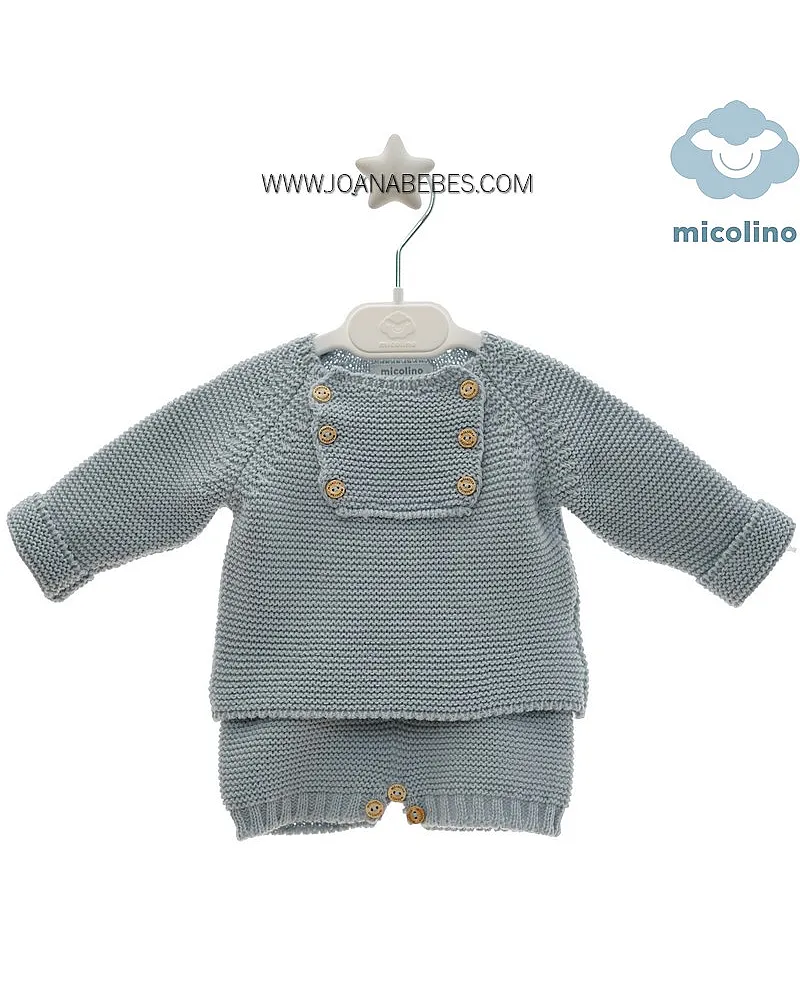 MICOLINO CONJUNTO CELESTE