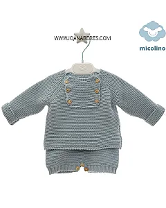 MICOLINO CONJUNTO CELESTE