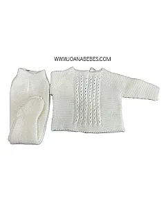 MICOLINO CONJUNTO POLAINA BLANCO