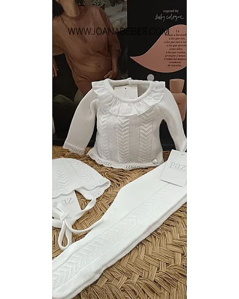 PAZ RODRIGUEZ CONJUNTO 3 PIEZAS PULGARCITO