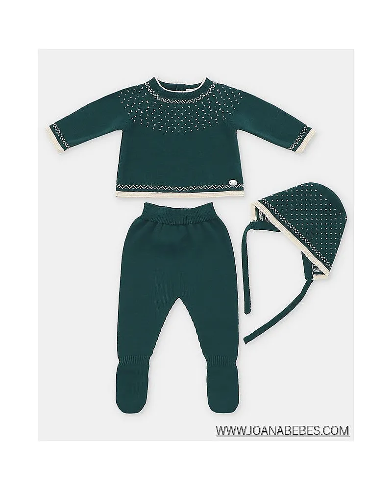 MARTIN ARANDA CONJUNTO 3 PIEZAS VERDE