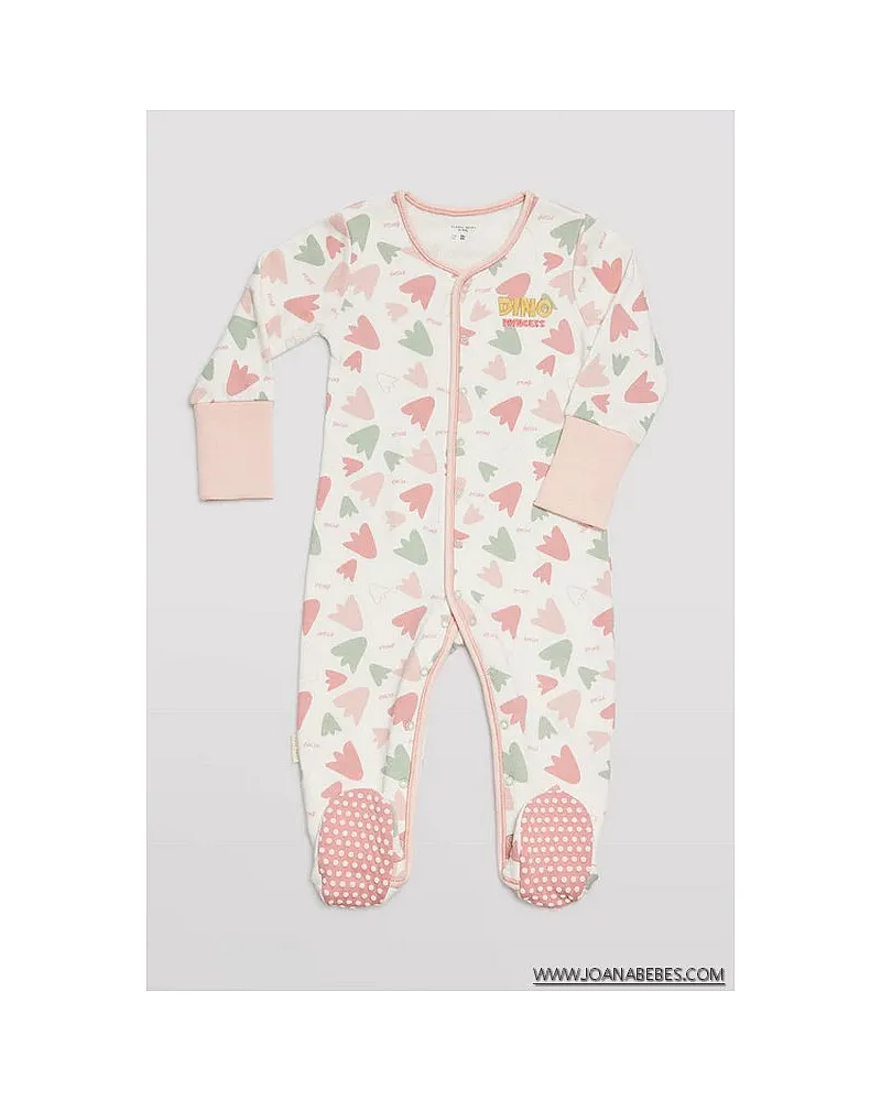 Pelele bebé manga larga princess dino Pelele bebé manga larga princess dino