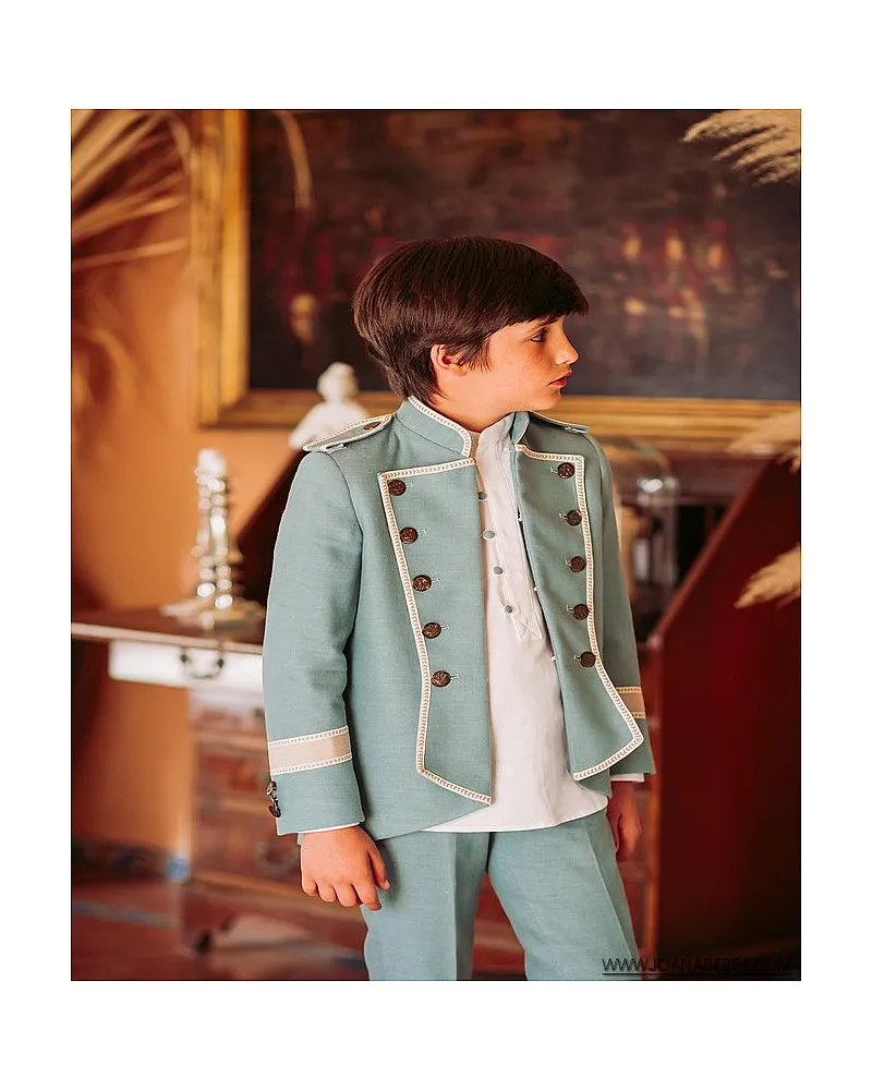 VARONES TRAJE ALMIRANTE MAO 3P VERDE