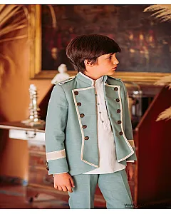 VARONES TRAJE ALMIRANTE MAO 3P VERDE