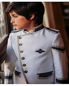 VARONES TRAJE ALMIRANTE MAO 3P BLANCO TINTA