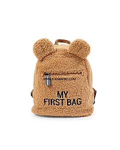 Mochila niños my first bag teddy marrón