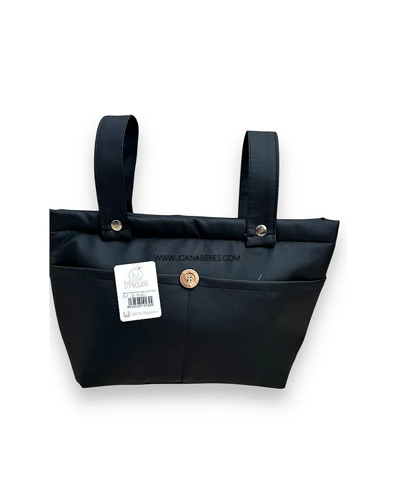 BOLSO ECOPIEL NEGRO