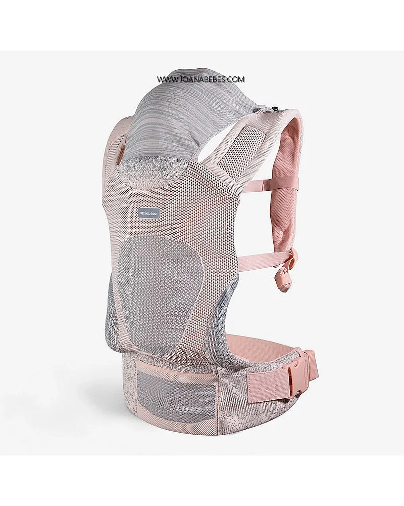 MOCHILA CON CAPUCHA FLY KNIT ROSA