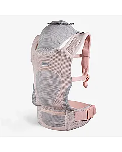 MOCHILA CON CAPUCHA FLY KNIT ROSA